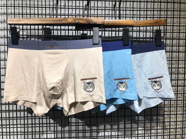 

2020 дизайнерское мужское нижнее белье классический фирменный стиль роскошная мода высокое качество гладкая посадка не плотная удобная без з, Black;white