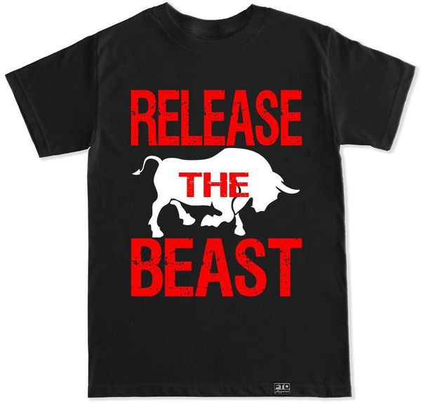 Release The Beast Gymer Workout Muscle Fit Fitness Squat Lift