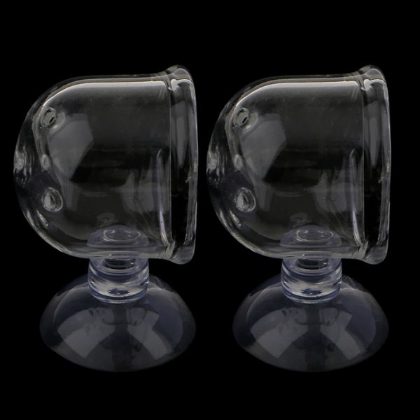 

aquatic aquarium glass feeder pinhole seams fish tank feeder feeding cup