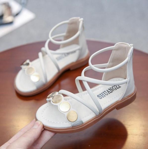 

summer girls roman sandals fashion rhinestone solid color beach sandals kids girls baby dancing shoes priness shoes size 26-36, Black;red