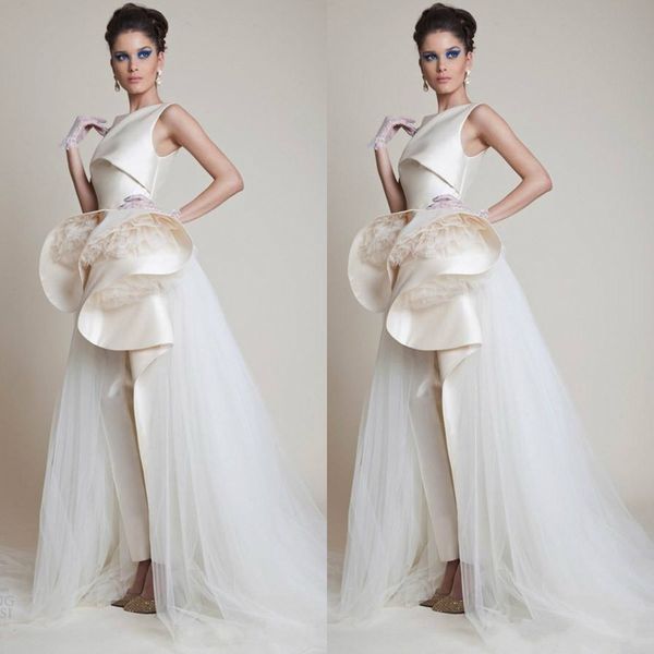 

zuhair murad комбинезоны вечерние платья оборки без рукавов тюль вечерние платья для выпускного вечера длиной до пола конкурс на вечернее пл, Black;red