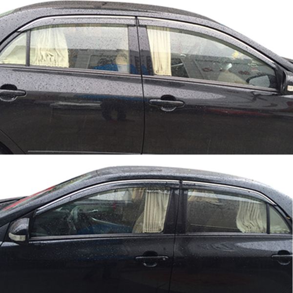 

for toyota corolla e140 e150 sedan 2007 2008 2010 2012 2012 2013 window sun rain visors vent deflector guard weather shield