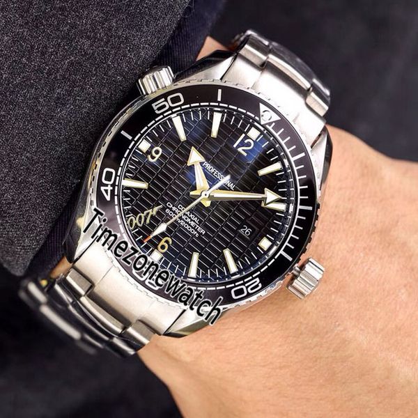 

new drive 600m 232.30.42.21.01.004 black ceramic bezel black dial automatic mens watch 007 james bond memorial edition timezonewatch e63c3, Slivery;brown