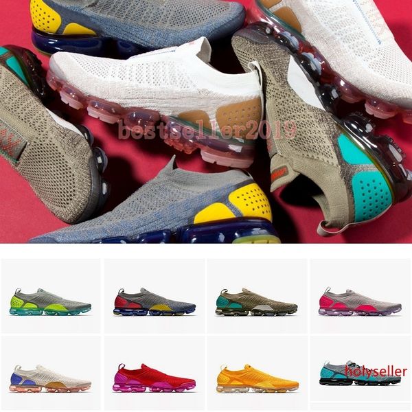 

2019 des chaussures moc 2 laceless 2.0 running shoes triple black white designer women mens trainers sneakers sports zapatos deportivos