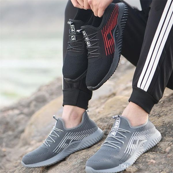 

безопасности обувь Мужские дышащие стальной подносок мужчин Обувь Мужчины Откры