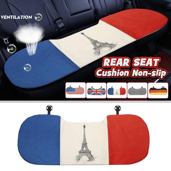

universal rear car truck seat cover warm cushion anti-slip back chair pad for vehicle auto car seat protector uk france flag