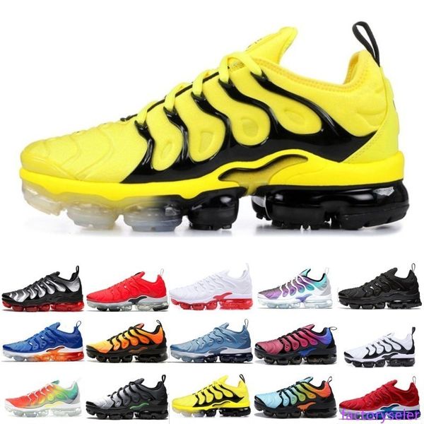 

bumblebee tn plus designer sneakers men women new rainbow grape p blue grape tropical sunset sport running shoes 5-11