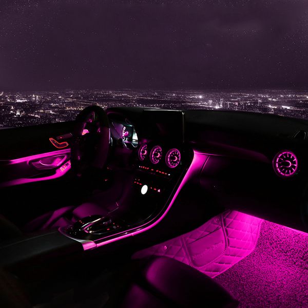

64 colors led ambient light for c class w205 x253 c200l ambient lamp lights for w205 x253 illuminated car styling