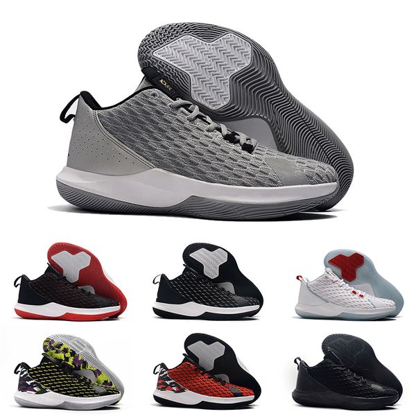 

2019 New Mens Chris Paul CP3 XII Дизайнер Баскетбольная Обувь Высочайшее Качество Черный Белый