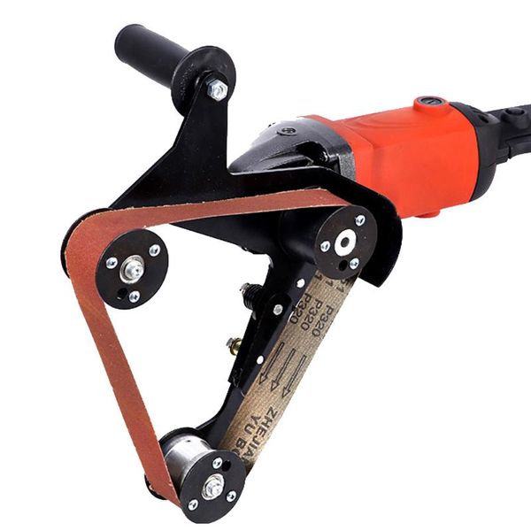 

aluminum alloy bracket adapter bearing angle grinder support accessories pipe tube belt sander attachment professional tool #734