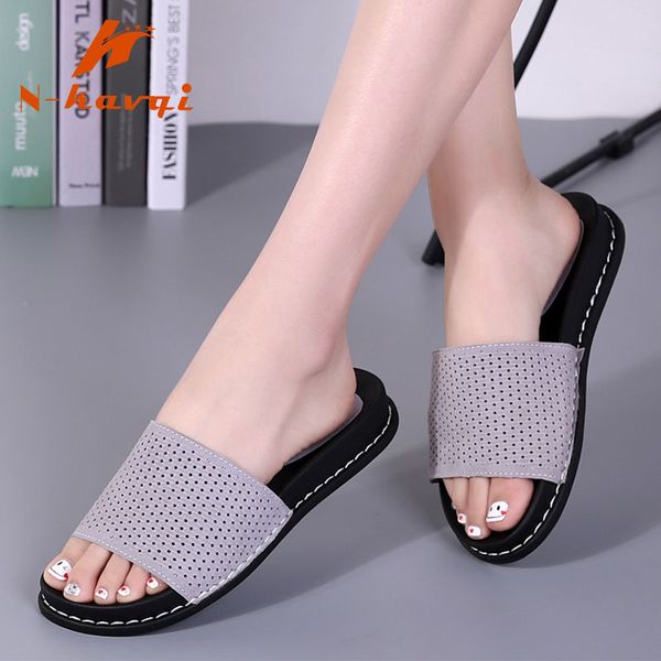 

women summer sandals slippers shoes women indoor outdoor flip-flops beach shoes new fashion female casual home slippers, Black