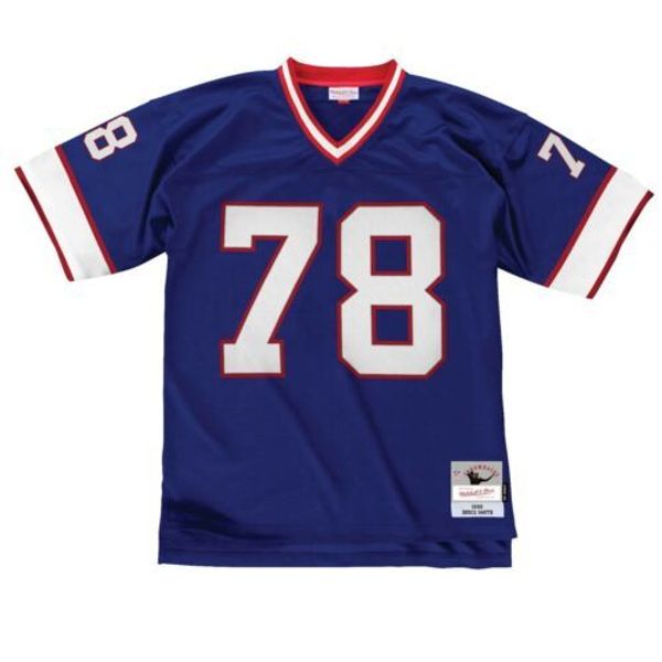 

bruce smith #78 mitchell & ness 1990 retired legacy jersey, Gray
