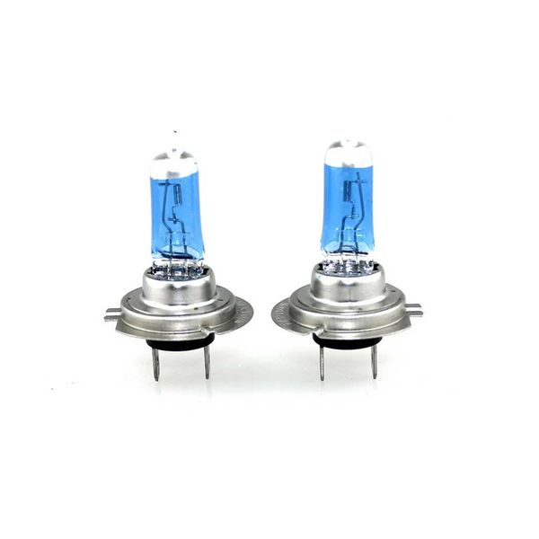 

2pcs car front head halogen light headlight h7 ultra white bulb 55w