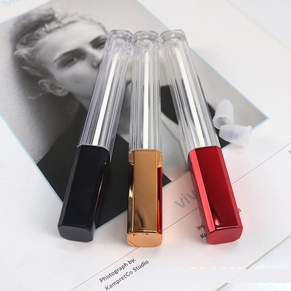 

storage bottles & jars 10pcs 4.5ml rectangular lipstick tube long repair eyeshadow tubes eyeliner lip glaze liquid