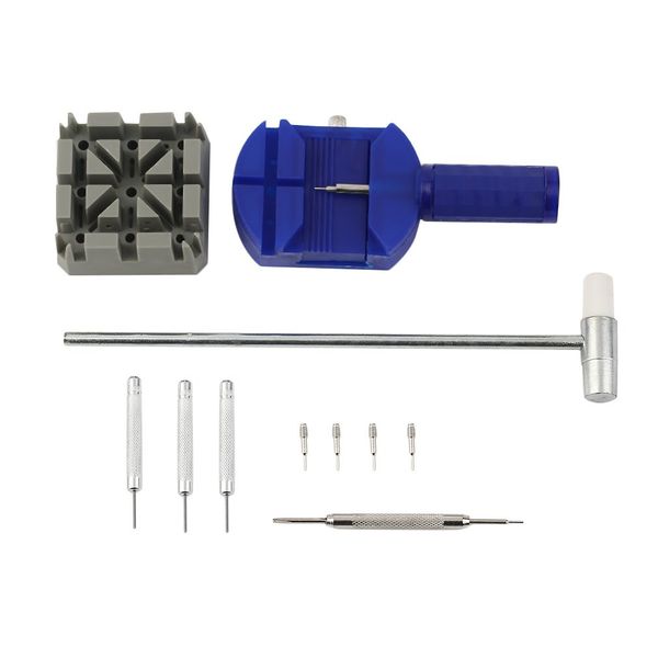 

11pcs/kit metal watch band & bracelet link remover repair tool repair watch band belt remover tools accessories new