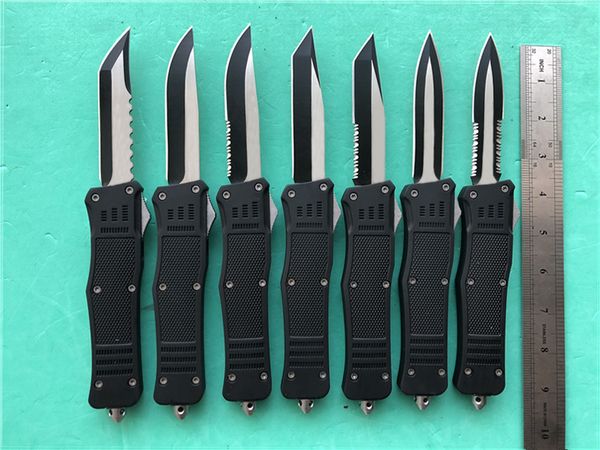 

KIMTER Custom Knife Large size 616 D/A auto knife Black 440C Blade Zinc aluminum Handle 616 survival Tactical Knife knives Hellhound Tanto