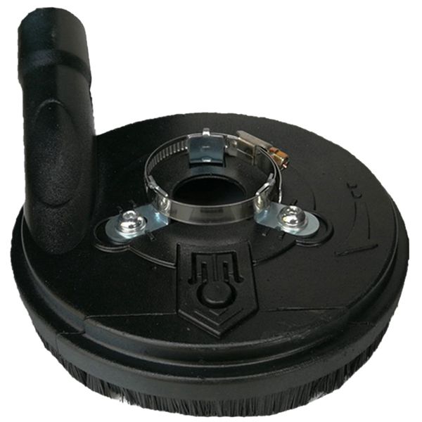 

easy-5-inch pneumatic grinder dust cover tool for concrete marble granite engineering stone grinding dust collection