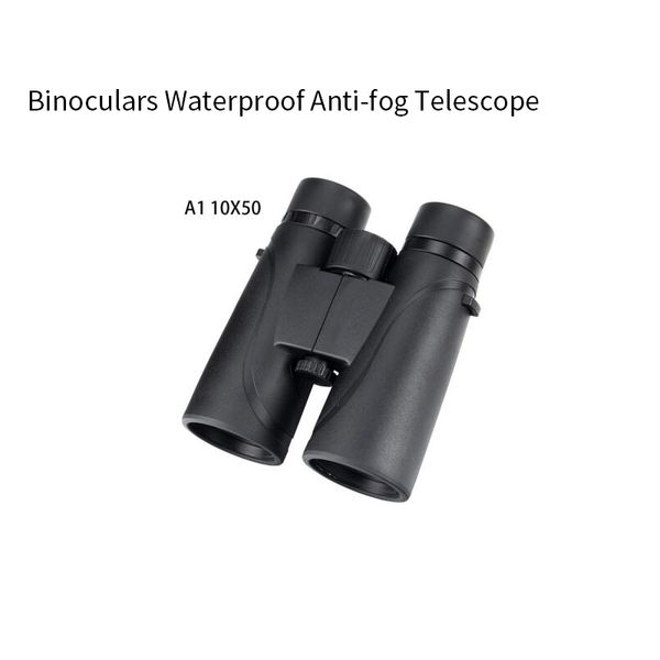 

10x50 waterproof anti-fog binoculars telescope wide-angle powerful bright hunting optics for camping hiking mountain climbing travelling