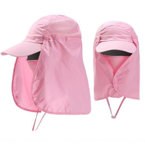 

summer female male baseball quick-drying sun fishing hat sun hat detachable baseball cap riding cap, Blue;gray
