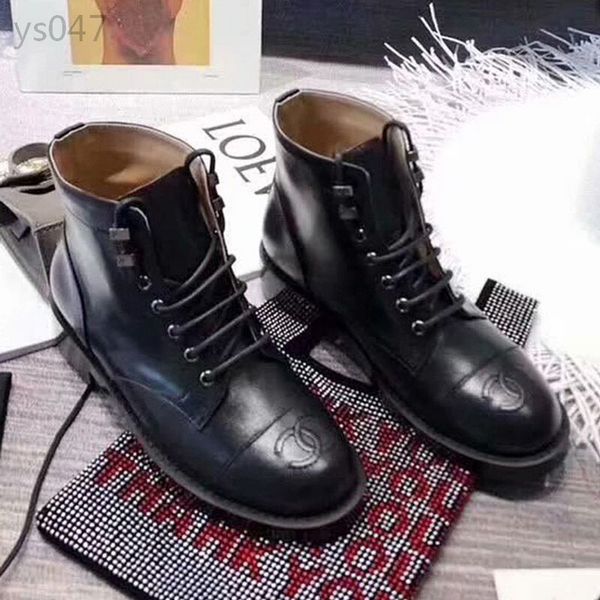

shoes women 2019 tide shoes autumn and winter new thick-bottom martin boots female british wind luxury short tube short boots, Black