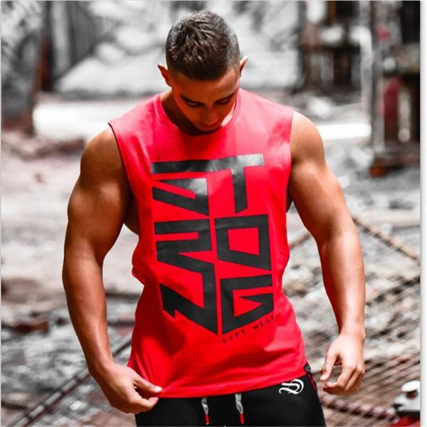 

gyms clothing fitness singlets men bodybuilding stringers tank sleeveless shirt brand muscle vest gold ' tank men elastic, White;black