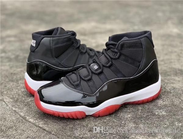 

2019 новый релиз 11 og bred мужская баскетбольная обувь черный белый varsity red classic 11s бренд мужские спортивные кроссовки