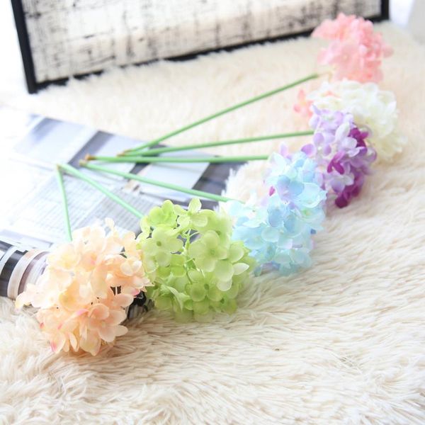 

artificial silk fake flowers peony floral wedding bouquet bridal hydrangea decor decoration vintage silk artificial flowers