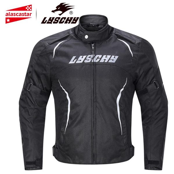 

lyschy motorcycle jacket summer chaqueta moto men breathable mesh moto jacket motocross off-road protective gear