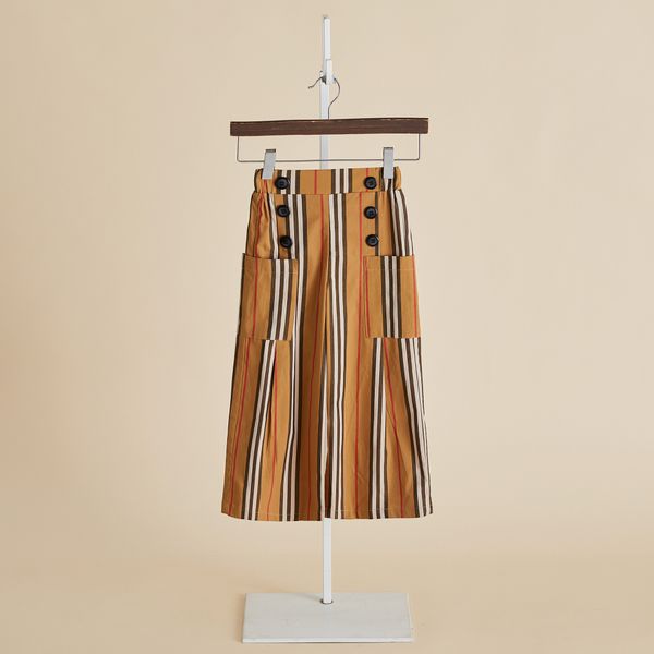 

Girl pant kirt 2019 in elling new pring ummer triped wide legged trou er girl kid cotton ca ual tyle pant