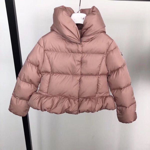 

New baby girl winter white dark down jacket kid thickening padded coat toddler outerwear clothe children warm jacket, Blue;gray