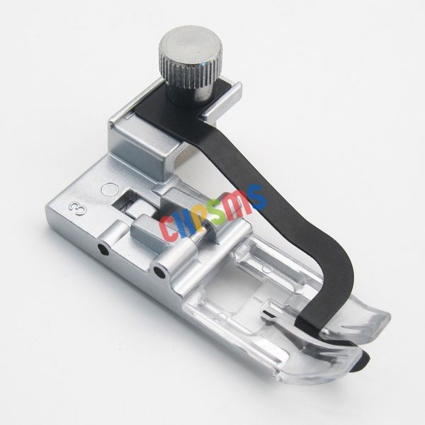 

center guide foot #795819108 for janome 1000cpx coverpro coverstitch machine, Black