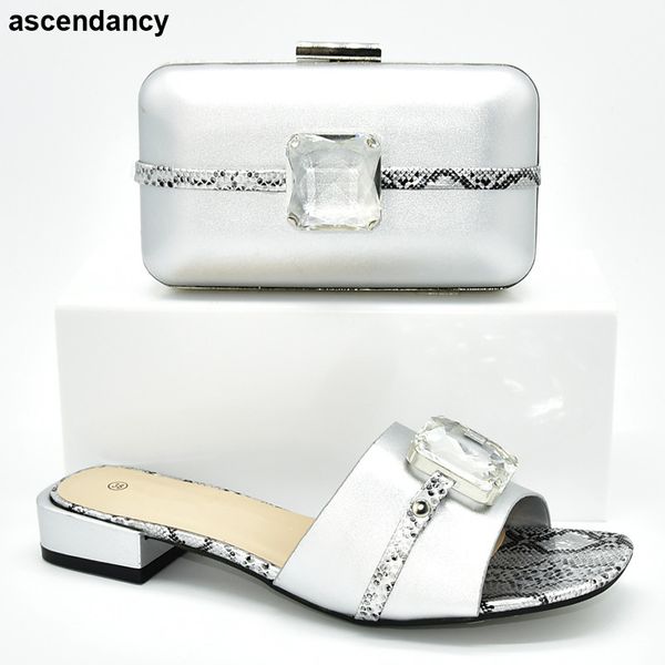 

women italian african party pumps shoes and bag sandalias rasteiras femininas 2019 elegant nigerian shoes and matching bags, Black