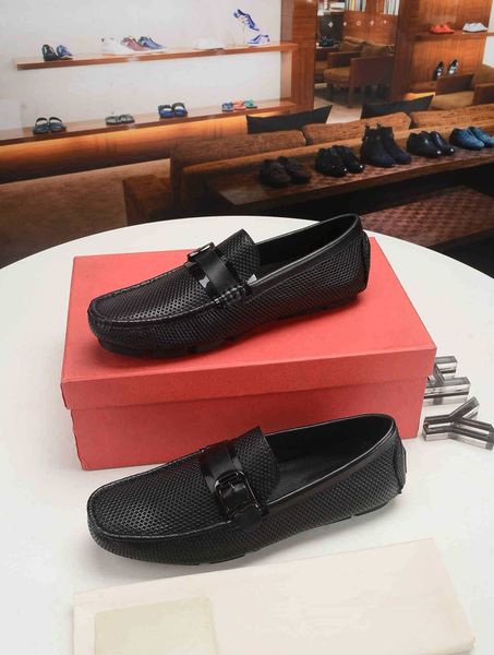 

2020 new european and american sf, high-end quality, elegant and comfortable non-slip wear-resistant outsole men's leather shoe 7257h, Black