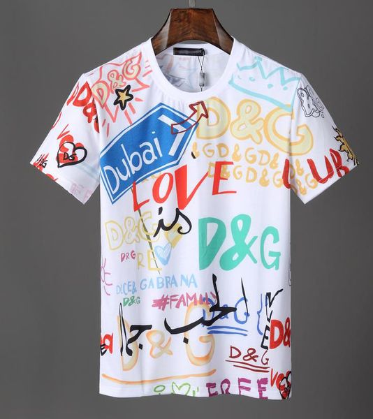 

19 ummer men de igner t hirt graffiti print arti tic theme anti wrinkle fa hion luxury de igner t hirt a ian ize m 3xl