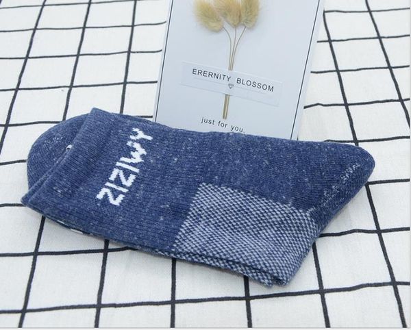 

cotton long tube men's socks outdoor hiking walking socks function socks moisture wicking and quick-drying, Black