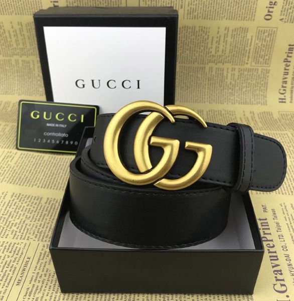 

selling new men womens black belt w6 gucci&# genuine leather letter belts brass belt for gift seller including box, Slivery;black