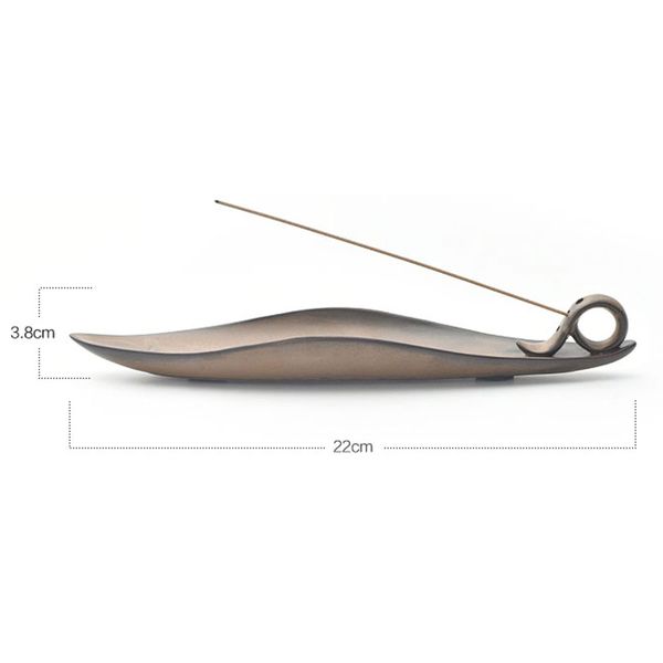 

simple ceramic incense burners buddha stick incense holder censer stick boat flowers shape incense holder for home decoration
