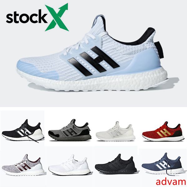 

stock x ultra 4.0 mens running shoes red stripes orca white burgundy primeknit ub 4.0 sports trainers men women sneakers 36-45