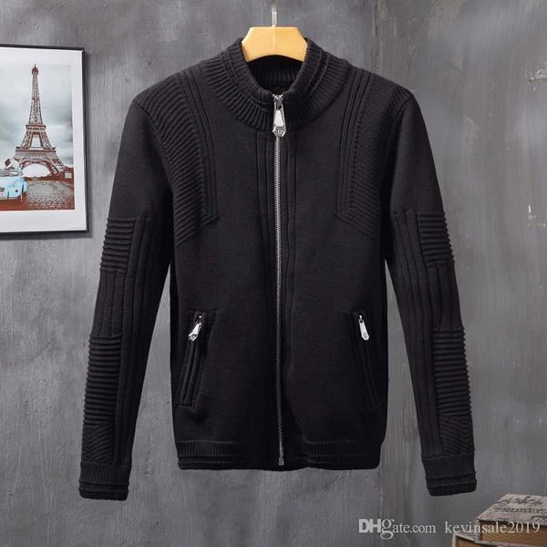 

германия италия 19ss мужской свитер новые вскользь летние мужские свитера высокого качества пуловеры cthes напечатанный свитер man топ k33, Black