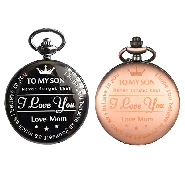 

2019 fashion simple casual mother round dial quartz analog pockets watch chain necklace jewelry gift new vintage bronze steampun, Slivery;golden