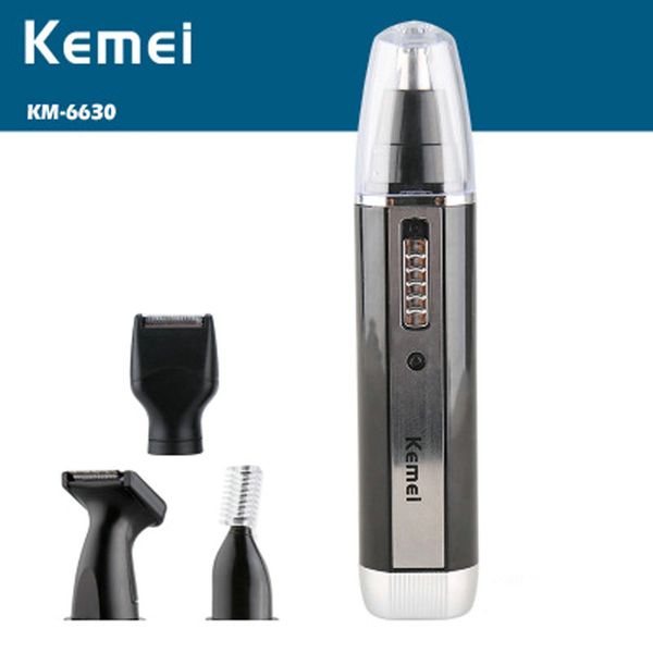 

kemei 6630 мужской бритва триммер волоса 4 в 1 перезаряжаемых мужском электрическом ноздрю mejor cortadora де pelo де nariz electrica jpxbc