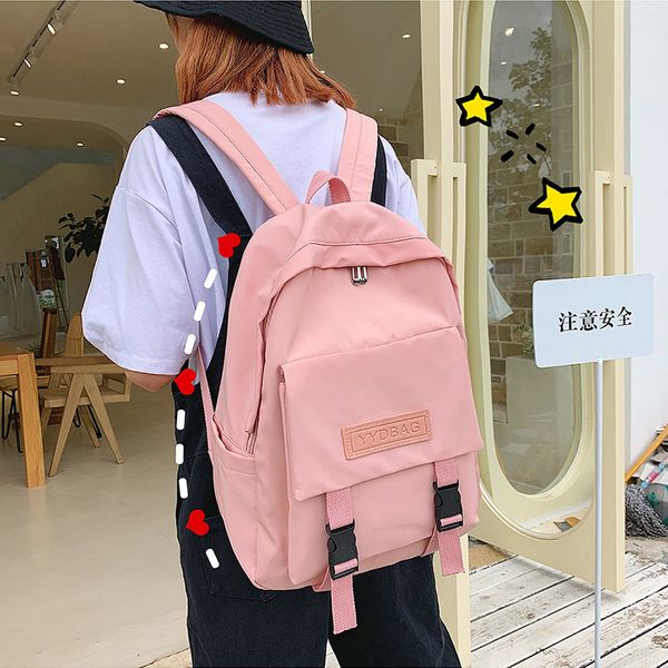 

2020 новая мода леди рюкзак рюкзак простой средней школы студент колледжа сумка