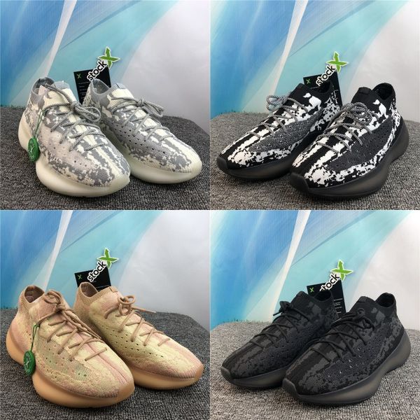 

2020 kanye west 380 running sneakers mist alien clay mens womens designer shoes beluga triple black white brand sport trainers with box