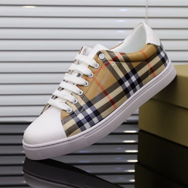 

2020 new luxury fashiondesigner men's driving casual shoes sports loafers triple retro brand men's shoes plaid pattern size 38-45