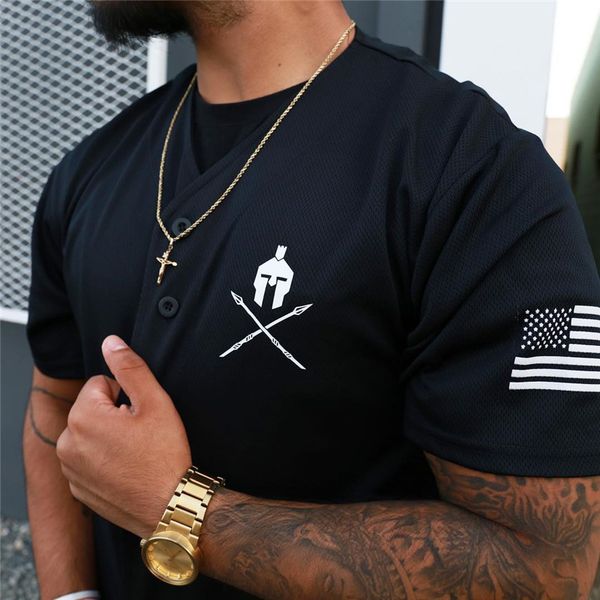 

pyhaillp 2018 new summer men t shirt fitness short sleeve shirts cotton casual slim tee clothing size m-xxl, White;black