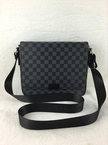 

aaa2018 classic luxury pu leather men's square graphics one shoulder small diagonal briefcaseeight colors