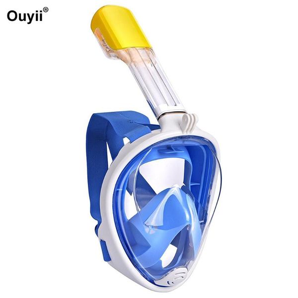 

women men children kids snorkeling mask anti fog diving equipment full face anti-leak swimming masks snorkel