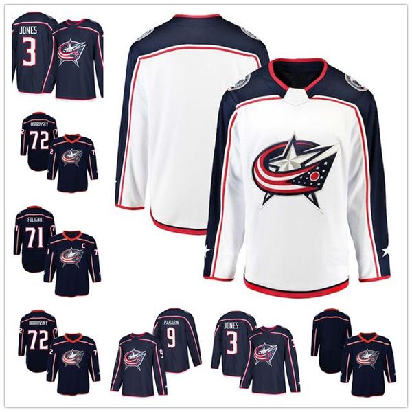 kids blue jackets jersey