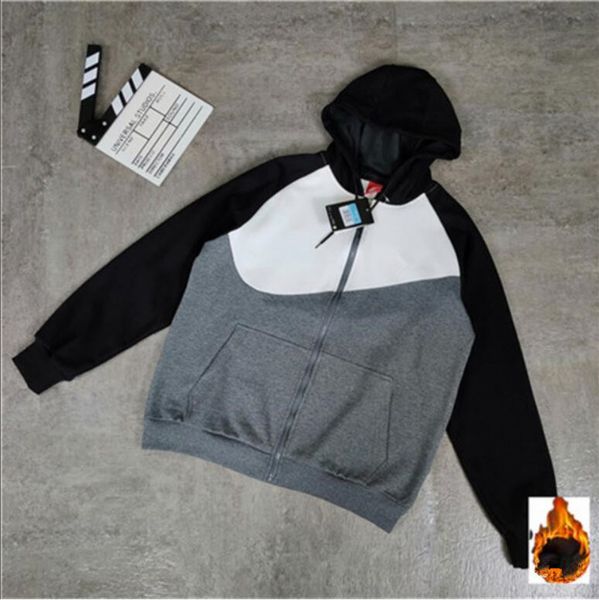 

fashion new nk spring autumn men brand hoodies jacket sports clothing casual mens jackets coat harajuku tracksuits patchwork jacketh9qg, Black;brown