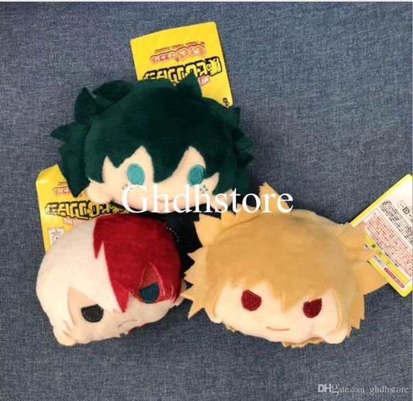 

new 3 styles my hero academia bakugou katsuki todoroki s midoriya izuku plush bag anime coin bags gifts soft bags